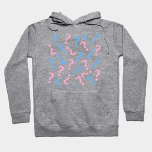 Question mark pink and blue Hoodie